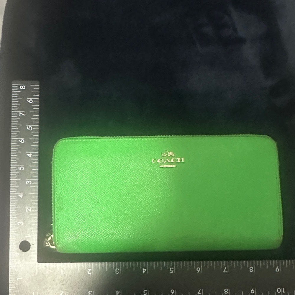 Coach Vibrant Green wallet
